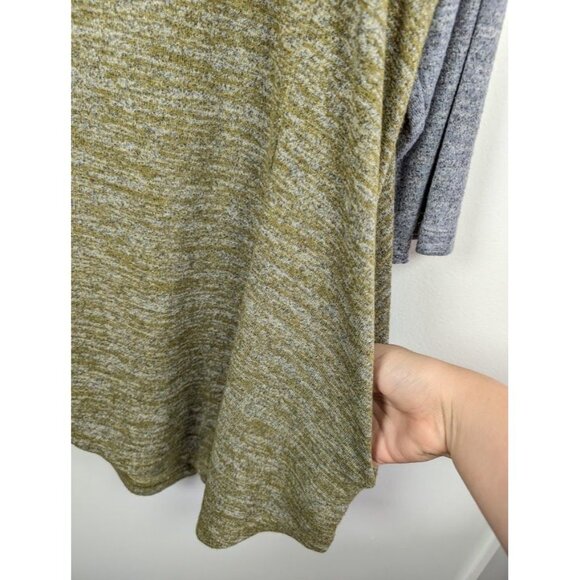 LOGO by Lori Goldstein Tunic Top Size 2X Fairy Boho Artsy 3/4 Sleeve Lagenlook - Picture 6 of 7